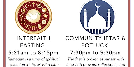 Interfaith Fast & Community Iftar & Potluck primary image
