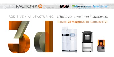 Additive Manufacturing 3D: L'innovazione crea il Successo Additive Manufacturing 3D: L'innovazione crea il Successo