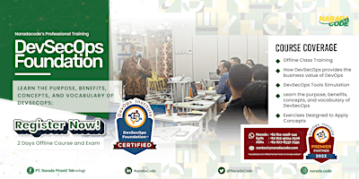 DevSecOps Foundation Training Jakarta, May 30th-31th 2023
