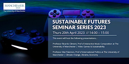 Sustainable Futures Seminar - 20th April 2023