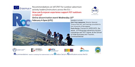 VET/FET for outdoor adventure activity leaders/instructors across the EU