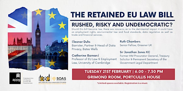 The Retained EU Law Bill: Rushed, Risky and Undemocratic?