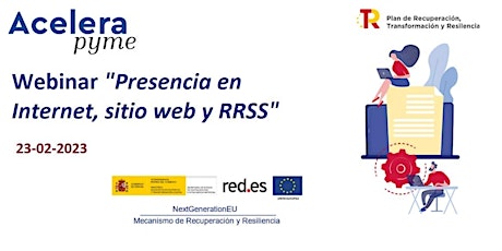 Webinar Presencia en Internet, sitio web y RRSS