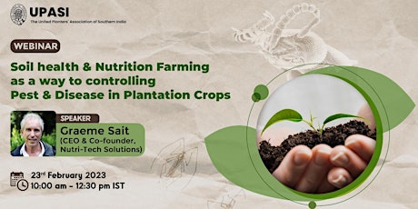 Soil Health & Nutrition Farming as a way to control Pest & Disease in Crops