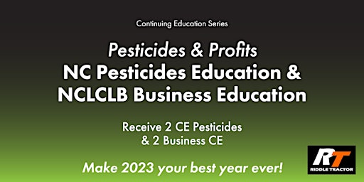 Pesticides & Profits (July) | Continuing Education Series primary image