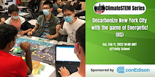 Hauptbild für FREE - Decarbonize NYC with the Game of Energetic! (HS-PS1-1; HS-ETS1-1)