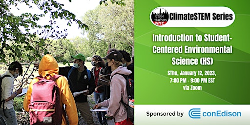 Imagem principal do evento Introduction to Student-Centered Environmental Science (HS)