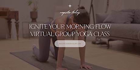 Virtual Morning Yoga & Meditation, Beginner Friendly, 6:30am, 45 Min