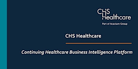 CHS Business Intelligence Platform – New Functionality System Update