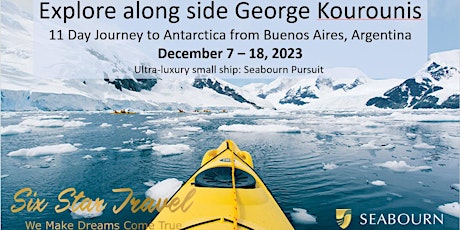 ANTARCTICA with George Kourounis aboard Seabourn Pursuit $9,899C  - PUB primary image