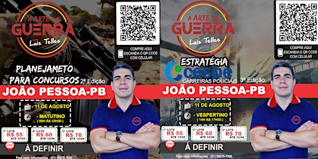 Imagem principal do evento João Pessoa-PB | COMBO 2 EM 1 PLANEJAMENTO E  ESTRATÉGIA CESPE 