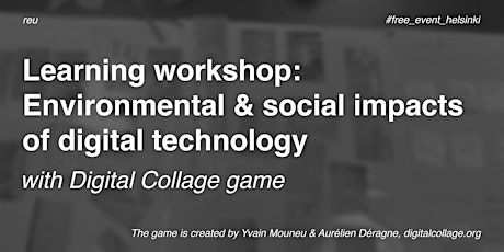 Learning workshop: Environmental & social impacts of digital technology