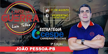 Imagem principal do evento João Pessoa-PB | ARTE DA GUERRA ESTRATÉGIA CESPE - Todos Concursos.
