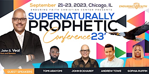 Imagem principal de Supernaturally Prophetic Conference 2023 (Chicago, Illinois)