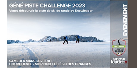 GÉNÉ'PISTE  CHALLENGE 2023