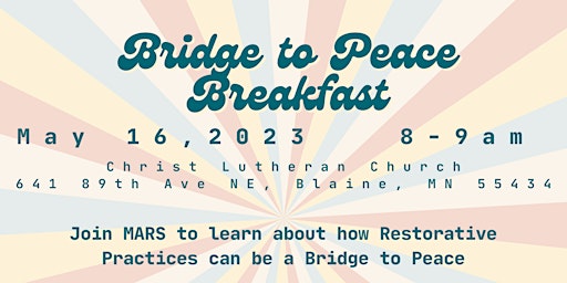 Bridge to Peace Breakfast Fundraiser