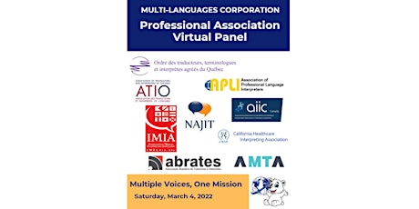 Multiple Voices - One Mission - Professional Associations Panel