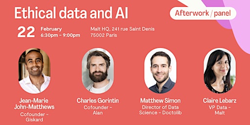 Panel/Afterwork: ethical data and AI