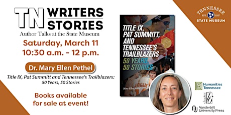 TN Writers TN Stories: Author Talks at the State Museum