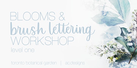 Blooms and Brush Lettering Workshop  - Level 1 primary image