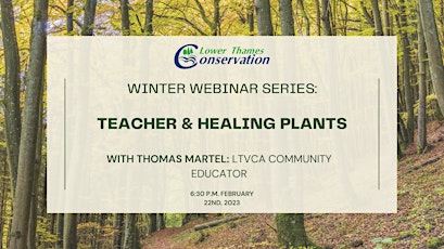 Winter Webinar Series: Teacher & Healing Plants