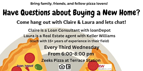 Come chat with a Realtor and a Lender!