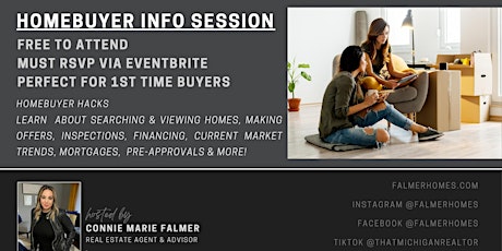 First Time Homebuyer • FREE Info Session, Tips & Hacks primary image