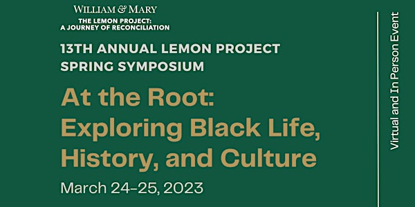 13th Annual Lemon Project Spring Symposium (Virtual)