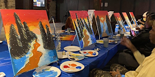 Adult Sip + Paint with Flygirrl at Broad Hall (Monthly on Wednesdays)