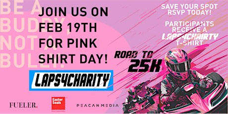 LAPS4CHARITY - PINK SHIRT DAY