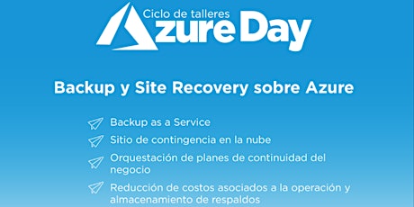 Imagen principal de Backup y Site Recovery sobre Azure