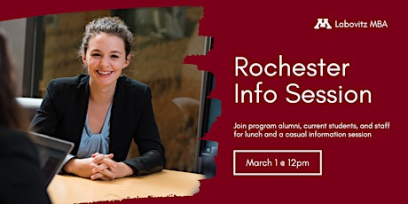 Imagen principal de UMN Labovitz MBA Rochester Information Session