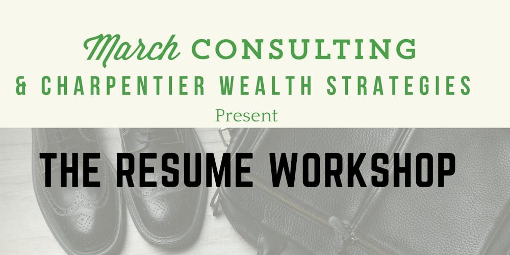 the resume workshop tickets multiple dates eventbrite