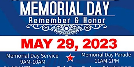 Memorial Day PaRade : Remember and Honor