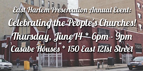 EHP Annual Event: Celebrating the People's Churches! primary image