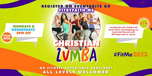 Christian Zumba Dance Workout / Fitness (VIRTUAL) primary image