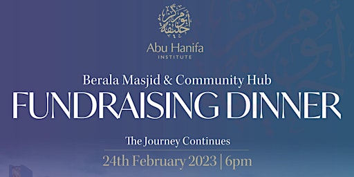Fundraising Dinner for Masjid & Community Hub