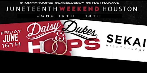 Image principale de Daisy Dukes & Hoops | Jersey Invades Houston |@ Space Nightclub | June 17th