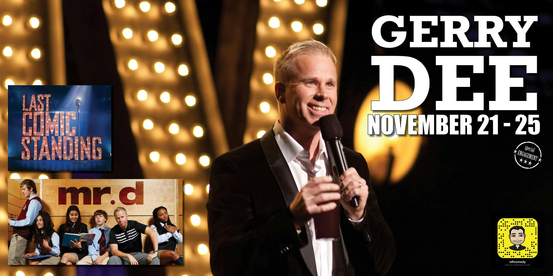 Comedian Gerry Dee World Comedy Tour in Naples, Florida