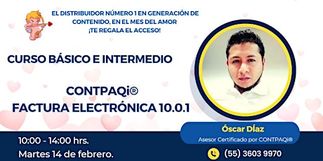CURSO BÁSICO E INTERMEDIO DE CONTPAQi® FACTURA ELECTRÓNICA 10.0.01