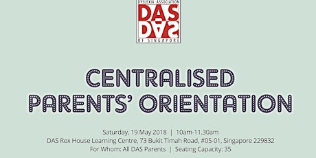 Imagem principal do evento DAS PSG: Centralised Parents' Orientation
