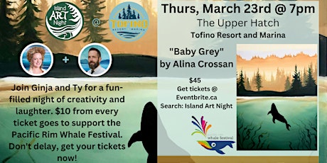 Art Night returns for Whale Fest 2023, Ginja and Ty want to paint with you!