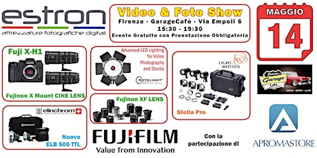Immagine principale di Video & photo Show con la partecipazione di Fujifilm e Apromastore 
