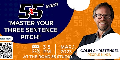 5 x 5 - “Mastering your Three Sentence Pitch”