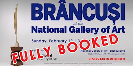 Brâncuși at the National Gallery of Art - FULLY BOOKED primary image
