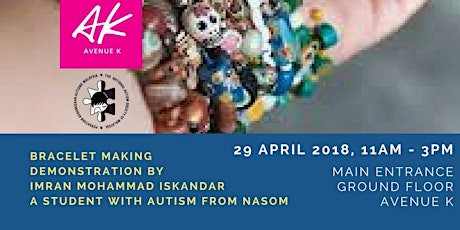 Bracelet Making demonstration by Autism student from NASOM primary image