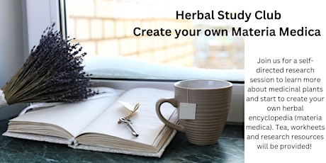 Herbal Study Club: Create your own Materia Medica primary image