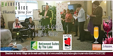 Raise a Glass - Variety Village Donations Open  primary image