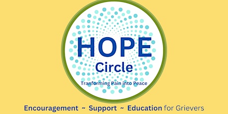 April 12 HOPE Circle - Special Focus - Healing from Sibling Death