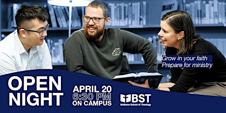 Image principale de BST Open Night (On Campus) April 2023